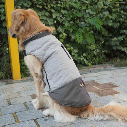 Warm Dog Pullover Waterproof Pullover Reflective Dog Coat Large Dog Warm Keeping Apparel For Cold Days For Camping Courtyard