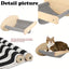 1 Piece Cat Climbing Shelves Wall Mounted Scratching Post For Cat Hammock Cute Step & Widen Step With Felt Wooden Furniture Tree
