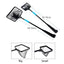 Extendable Long Handle Square Aquarium Fish Tank Fishing Net Landing Net for Catching Fish Shrimp Tank Clean Accessories New
