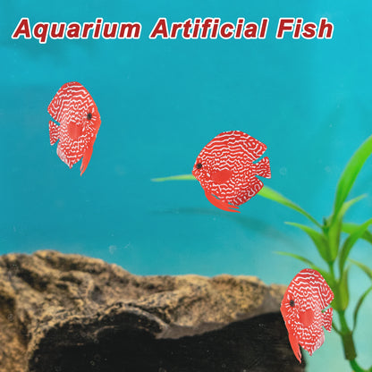 UXCELL Artificial Glowing Fish Luminous Fake Lionfish Aquarium Artificial Silicone Ornament Floating Fish Tank Decoration