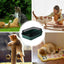 Cat Litter Box Large Pet Litter Box with Scatter Shield Open Top Pet Toilet High Sided Cat Poop Box Pet Cleaning Boxes