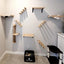 Wall Mounted Cat Shelves Wood Cat Lookout Climbing Shelf Kitten Wall Climbing Tree Furniture Four Step Stair Indoor Cat Hammock