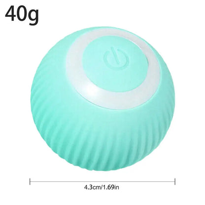 USB Charging Pet Toys Pet Ball Intelligent Avoidance Auto Moving Cat Ball Toy Automatic Rolling Robotic Cat  Kitten Moving Toy