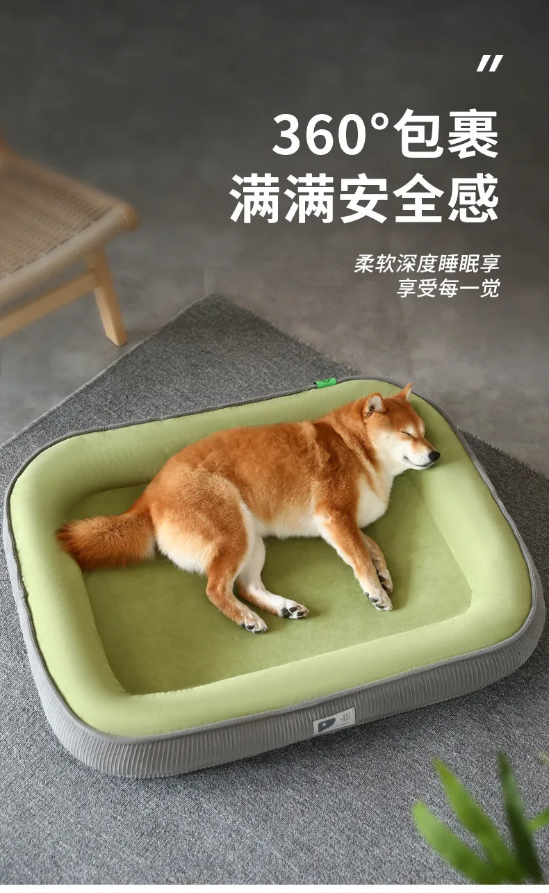 Kennel Universal Sleeping Pad Corgi Shiba Inu Dog Bed Removable and Washable Winter Warm Pet Nest Dog Mat