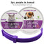 Pet Calming Collar for Cats Effective Relief Reduce Anxiety Stress Pheromones Relaxing Breakaway Collar for Kittens Puppies Dogs