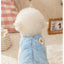 Solid Pink Fluffy Pet Dog Winter Clothes Flower Decorate Breathable Warm Cat Overalls Unisex Yorkshire Autumn Small Puppy Vests