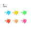 TPR Soft Glue Simulation Goldfish Transparent Environmentally Friendly Floating Small Goldfish Marine Animal Fish Tank Aquarium