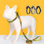 Adjustable Pet Dog Collars Color Graffiti Soft Cotton Leash Accessories Walking Exercise Safety French Bulldog Puppy Chain