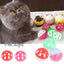 Pet Toys Colorful Kitten Toy Ball Plastic Hollow Bell Ball Interactive Ball Fun Training Chasing Cats And Dogs Pet Ball Pet Toy