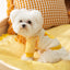 2024 Dog Clothes Cute Dog Hoodies Thin Autumn Winter Dog Coat with D-Ring Striped Print Puppy Sweatshirt Cat Jacket Pet Apparel