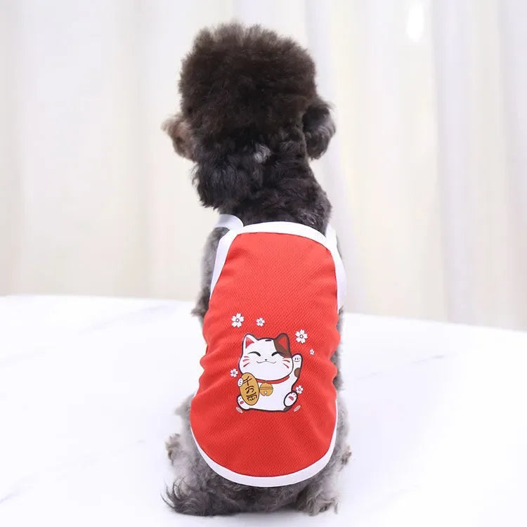 Dog Clothes Shirt Pet Cooling Vest Small Dogs Comfortable Costume Puppy Outfits Breathable Clothes Yorkshire Terrier Chihuahua