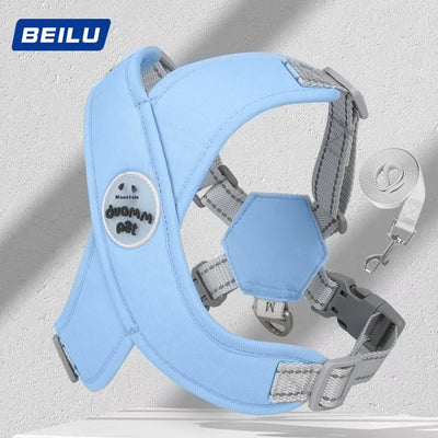 New breathable pet chest harness vest style reflective dog leash pet leash