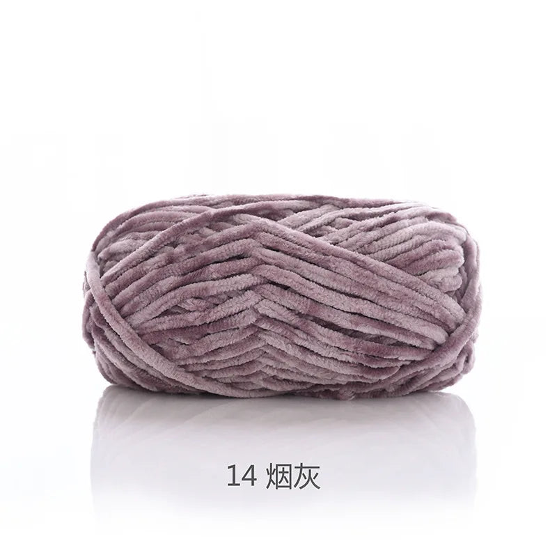 Ruyi bird warm fleece thick wool handmade DIY crochet woven golden velvet hook shoe thread wool ball