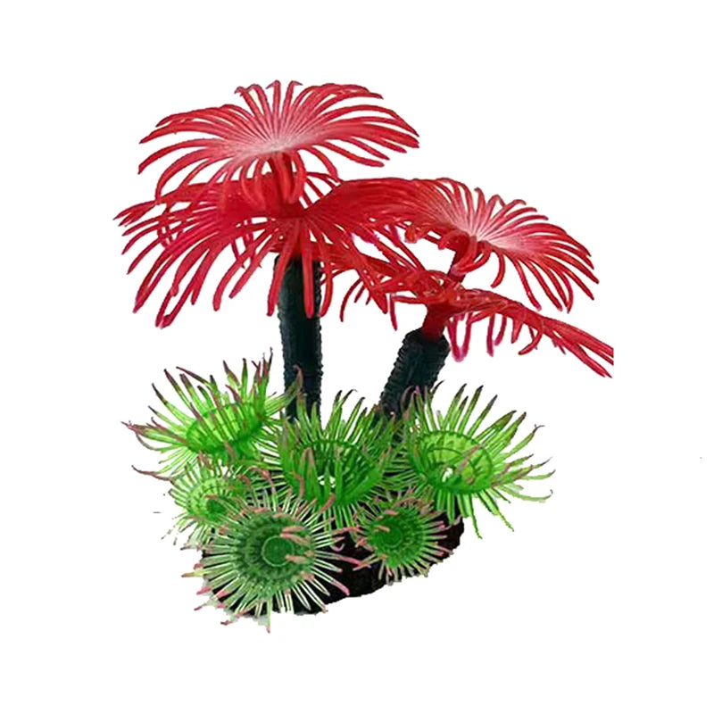Artificial Underwater Coral  Aquarium Fish Tank Simulation Decoration Aquarium Backgrounds Plants Water Grass Accessories Home