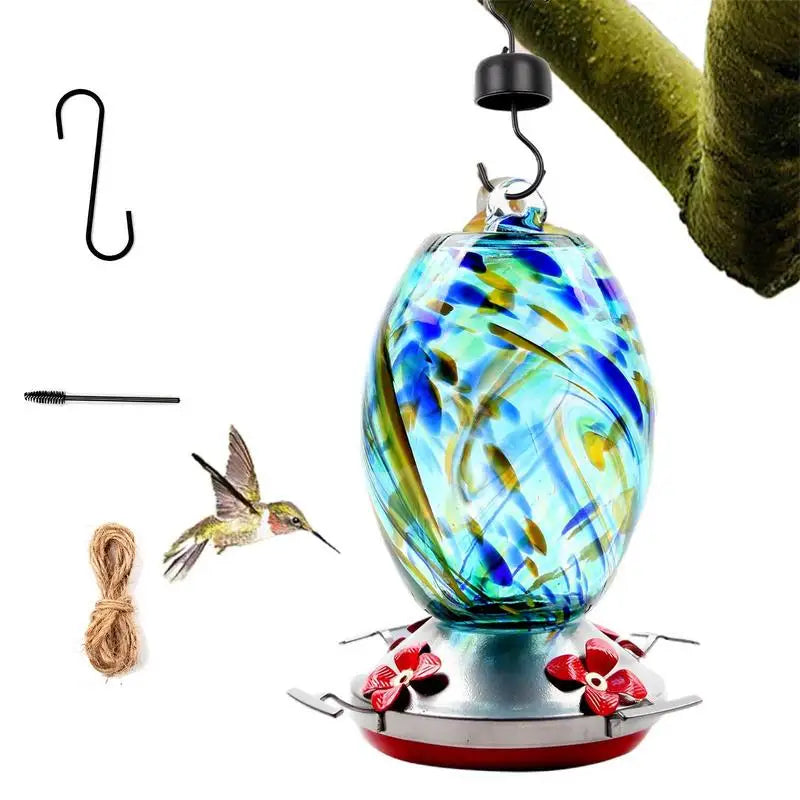 Hummingbird Water Feeder Backyard Bird Feeder For Tree With 4 Feeder Ports Garden Bird Feeder Hummingbird Feeder Wild Bird