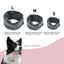 UXCELL Dogs Calming Band Dog Ear Cover Muffs Noise Protection for Grooming Supplies Casual Solid Elastic Cotton Fabric S M L
