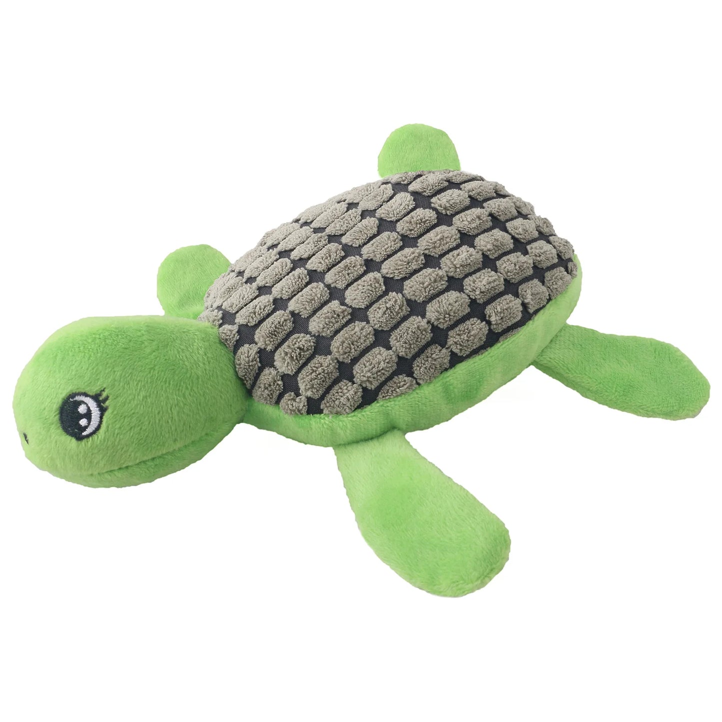 Dog Plush Toy Products Plush Filled Turtle With Rattling Paper Squeaking Marine Animal Pet Dog Toys Fleece Squeak Toys