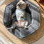 Deep sleep hexagonal dog sofa French fighting kennel dog bed fully removable and washable pet bed thick warm dog cushion