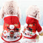 Dog Winter Warm Pet Clothes Christmas Clothes  for Small Medium Dogs Elk Santa Claus Dog  Coat Hoodies Christmas Dogs Costume
