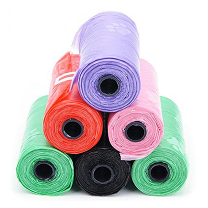10 Rolls(150Bags) Pet Poop Bags Disposable Dog Waste Bags 15 Bags/ Roll Large Cat Waste Bags Doggie Outdoor Clean