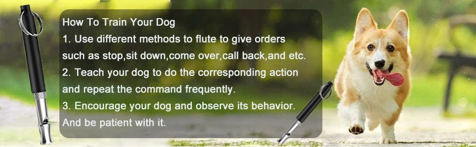 Ultrasonic Dog Whistle for Dogs Animals Stop Barking Recall Training Pet Accessories Professional Silent Dog Whistle