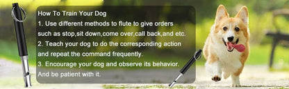 Ultrasonic Dog Whistle for Dogs Animals Stop Barking Recall Training Pet Accessories Professional Silent Dog Whistle