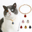 Cat Collar Dog Princess Love Cat Necklace Handmade Birthday Party Necklace Cat Accessories Pet Puppy Crystal Diamond Pendant