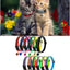 Cat and Dog Universal Reflective Collar Neck Ring Necklace Bell Pet Products Safety Elastic Adjustable Pet Reflective Collar