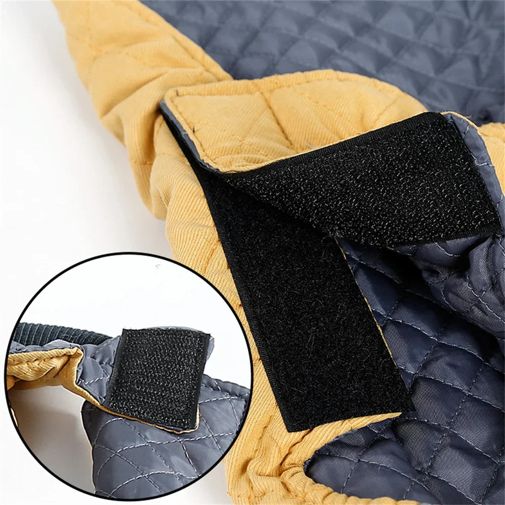 Retro Style French Bulldog Pet Coat Jacket Winter Warm Big Dog Clothes for Medium Large Dogs Pug Bull Terrier mascotas Clothing