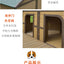 Solid wood dog house outdoor rainproof outdoor courtyard pet general   house large dog wooden dog cage wholesale