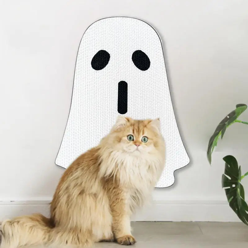Scratching Pad For Indoor Cats Scratching Mat Corrugated Paper Wall Scratchers Pet Supplies Panda Cactus Football Ghost Pattern