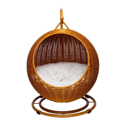 Cat and dog kennel rattan pet products Summer pet kennel cool kennel hanging cat basket four seasons universal pet mat