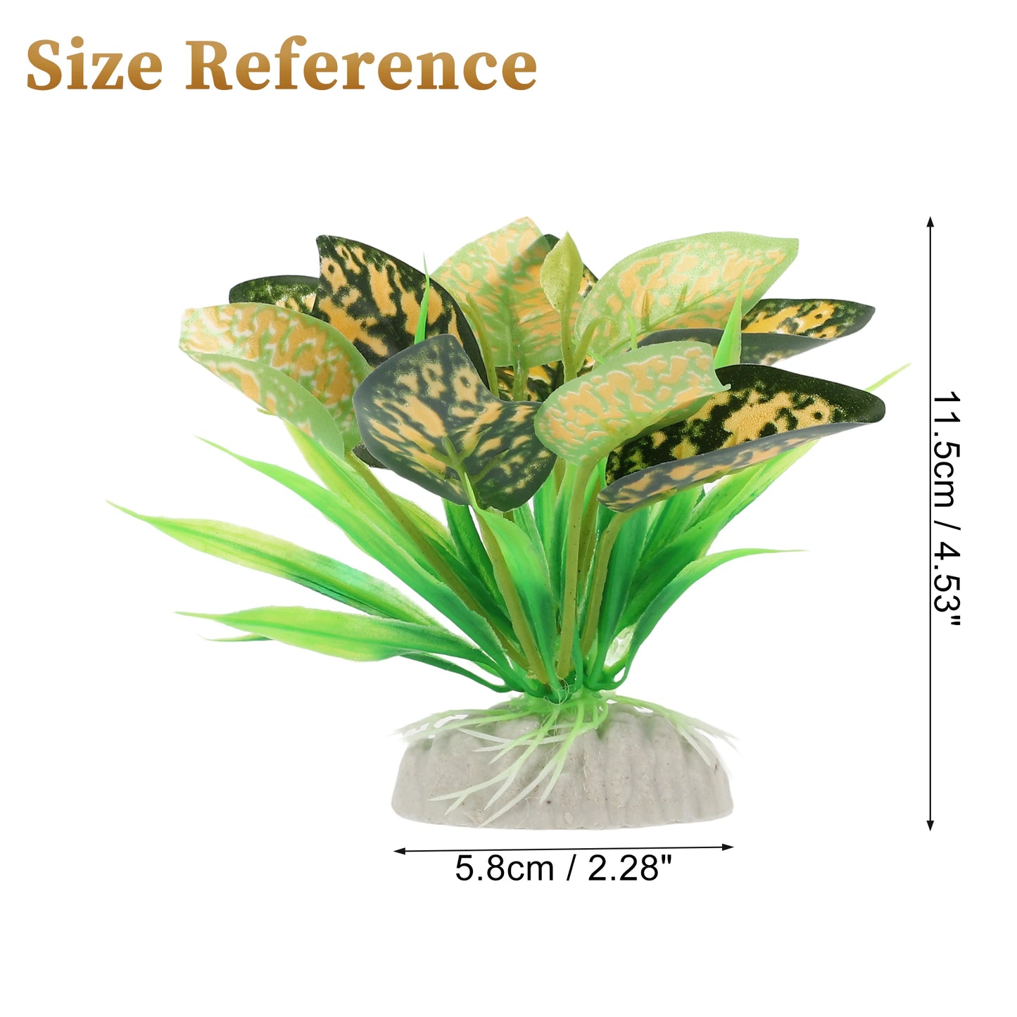 UXCELL Aquarium Plants Artificial Plastic Aquatic Plants Decorative Pet Fish Plants Plastic Ornaments for  Fish Aquatic Pet