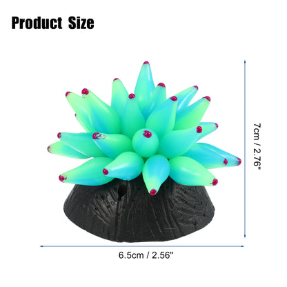 UXCELL Plastic Luminous Plants Glowing Artificial Simulation Coral Aquarium Decoration Underwater Ornament Fish Tank Accessories