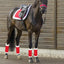Red Santa Horse Leg Wraps Red Horse Leg Wraps Faux Fur Standing Wraps For Horses Christmas Horse Leggings With Bubble Velvet