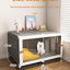 Dog Cage Small Dog Home Indoor Kennel Toilet Integrated Dog Fence Medium Dog Teddy Bigbear Dog Cage