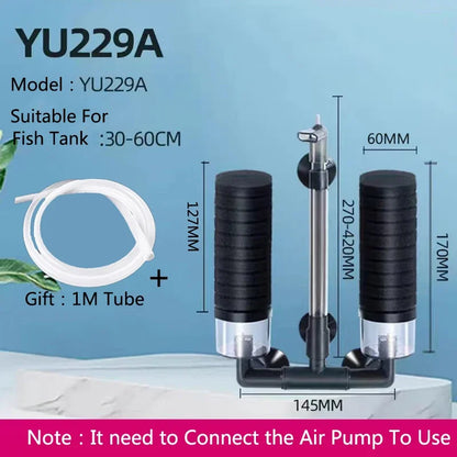 Aquarium Spong Filter for Aquarium Fish Tank Air Pump Skimmer Biochemical Sponge Filter Aquarium Bio Filters Filtro Aquario New
