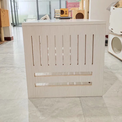 Solid Wood Dog Pet Cages Modern Indoor Customized Wooden Kennel Housefor Large Dogs