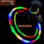 4 Modes Dog Luminou Charge Collar Led Usb Cat Silicone Colorful Collar Detachable Night Glow Pet Loss Prevention Dog Accessories