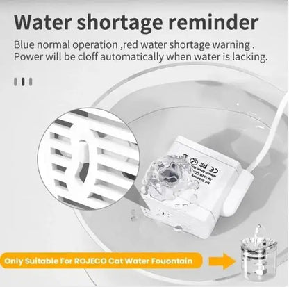 Water Pump Pet Cat Water Fountain Anti-dry Burning Motor Replacement for Cat Flowers Drinking Bowl Water Dispenser Pet Products
