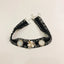 Elegant Black Chihuahua Dog Accessories Pearl Floral Party Hairpins for Kittens Long Hair Wear Bow Tie Necklace Pet Products