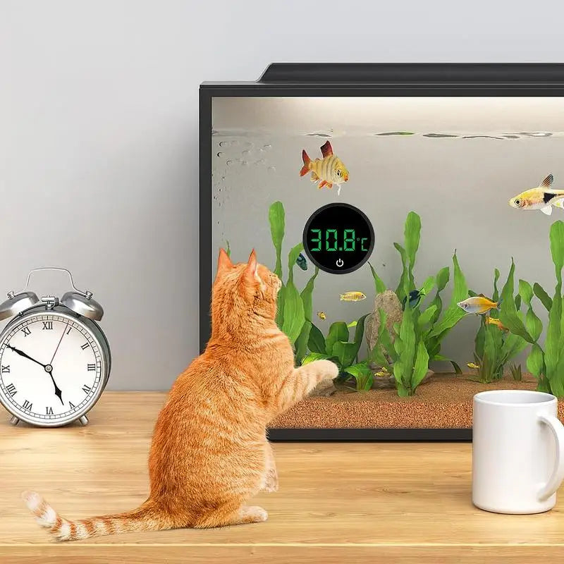 Aquarium Thermometers Accurate Digital Display Design Fish Tank Thermometers Fish Tank Accessories Portable Tank Thermometers