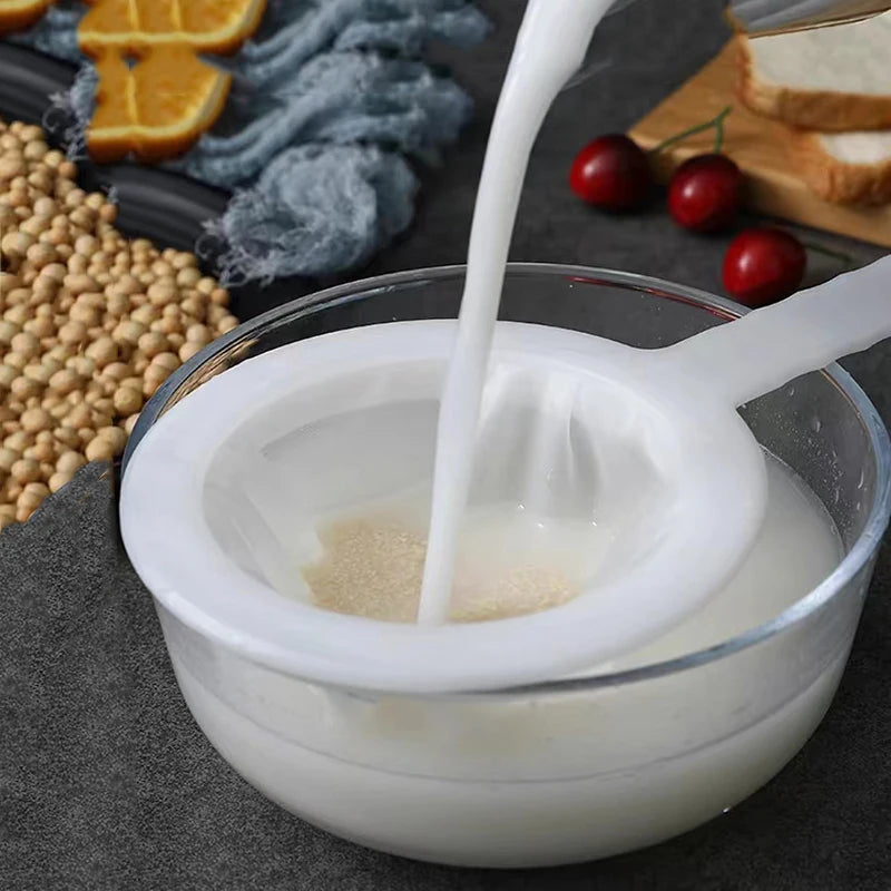 120/200/400 Mesh Reusable Nylon Ultra Fine Filter Mesh Aquarium Harvest Shrimp Filter Net Food Grade Strainer Spoon  Food Filter