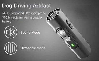Ultrasonic Pet Dog Repeller Anti Barking Stop Bark Training Device Dog Training Repellents With USB Rechargeable Portable Remote