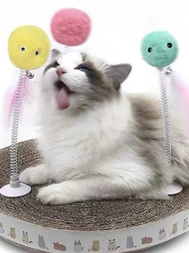 Smart Interactive Ball Cat Toys Catnip Cat Training Toy Pet Playing Ball for Cats Kitten Kitty Pet Squeaky Toy Supplies Products