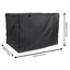 Dog Cage Cover Silver Coated Oxford Cloth Dog Kennel Cover Breathable Double Door Cage Cover Crate Cover With Ventilation
