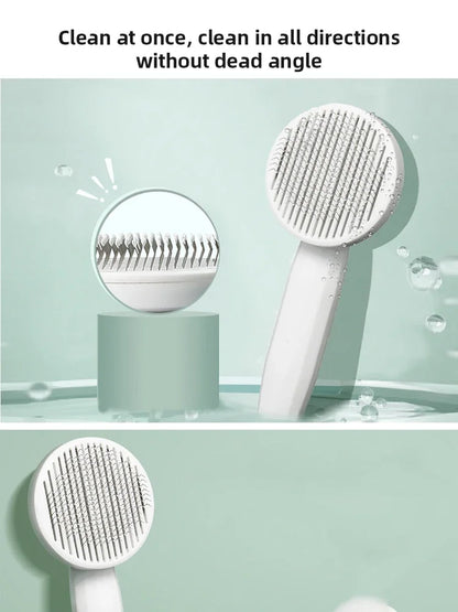 1PcsCat Comb Hair Removal Pet Magic Comb One Click Floating Hair Removal Cat Dog Universal Cleaning Beauty Supplies