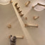 Cat Climbing Shelf Furniture Wall Mounted Cat Hammock and Wooden Stairway with Scratching Post for Cats Indoor Playing and Rest