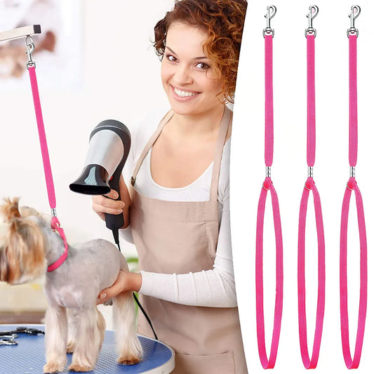 Pet Cat Dog Grooming Loop Adjustable Noose Loop for Cat Puppy Small Dog Bathing Tether Strap Heavy Duty Nylon Restraint Noose