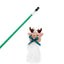 Cat Toy Cat Teaser Sticks Christmas Series Cat Stick Doll Old Reindeer Cat Stick Christmas Gift Bells Pet Supplies.
